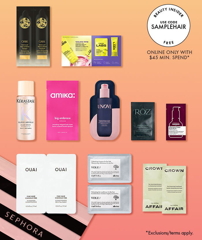 Hair Styling Sample Bag