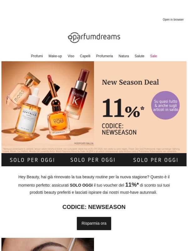 SOLO OGGI: 11%* di sconto su quasi TUTTO + SALE ✨
