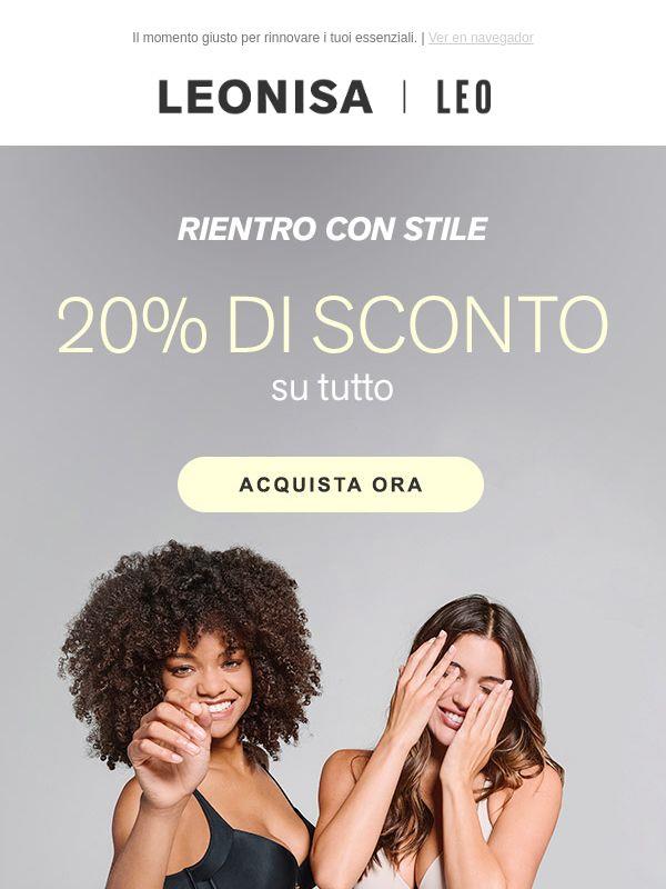 Il rientro ha tutto un altro stile: -20%