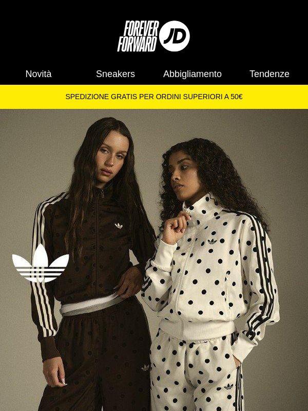 Le 3-Stripes si trasformano in pois
