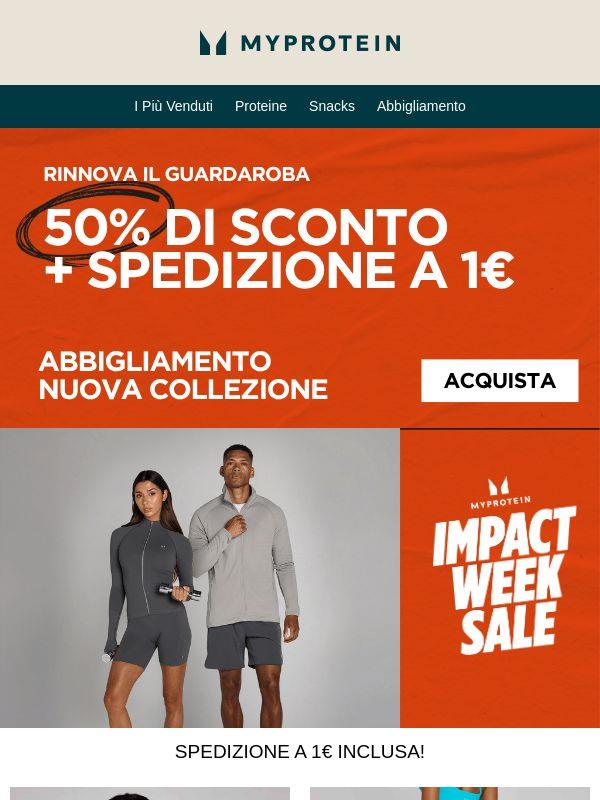 50% di Sconto + Spedizione a 1€ ​😱