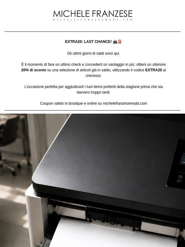 EXTRA20: LAST CHANCE! 📠🚨