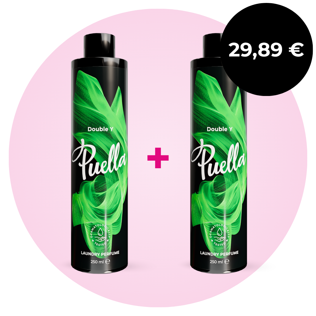 Set conveniente per 100 lavaggi: Profumo per bucato Puella Double Y 250 ml