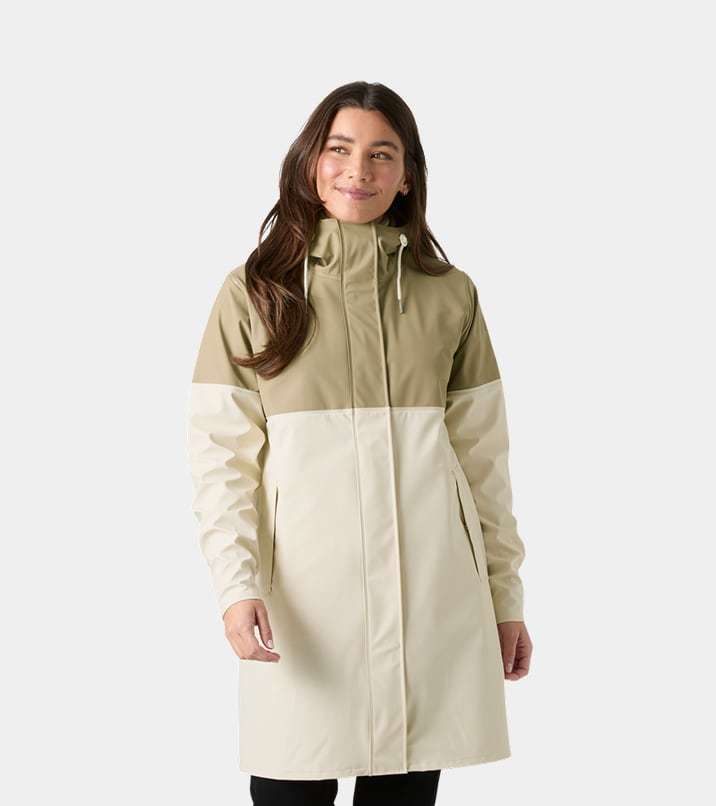 Women's Moss Block PU Raincoat