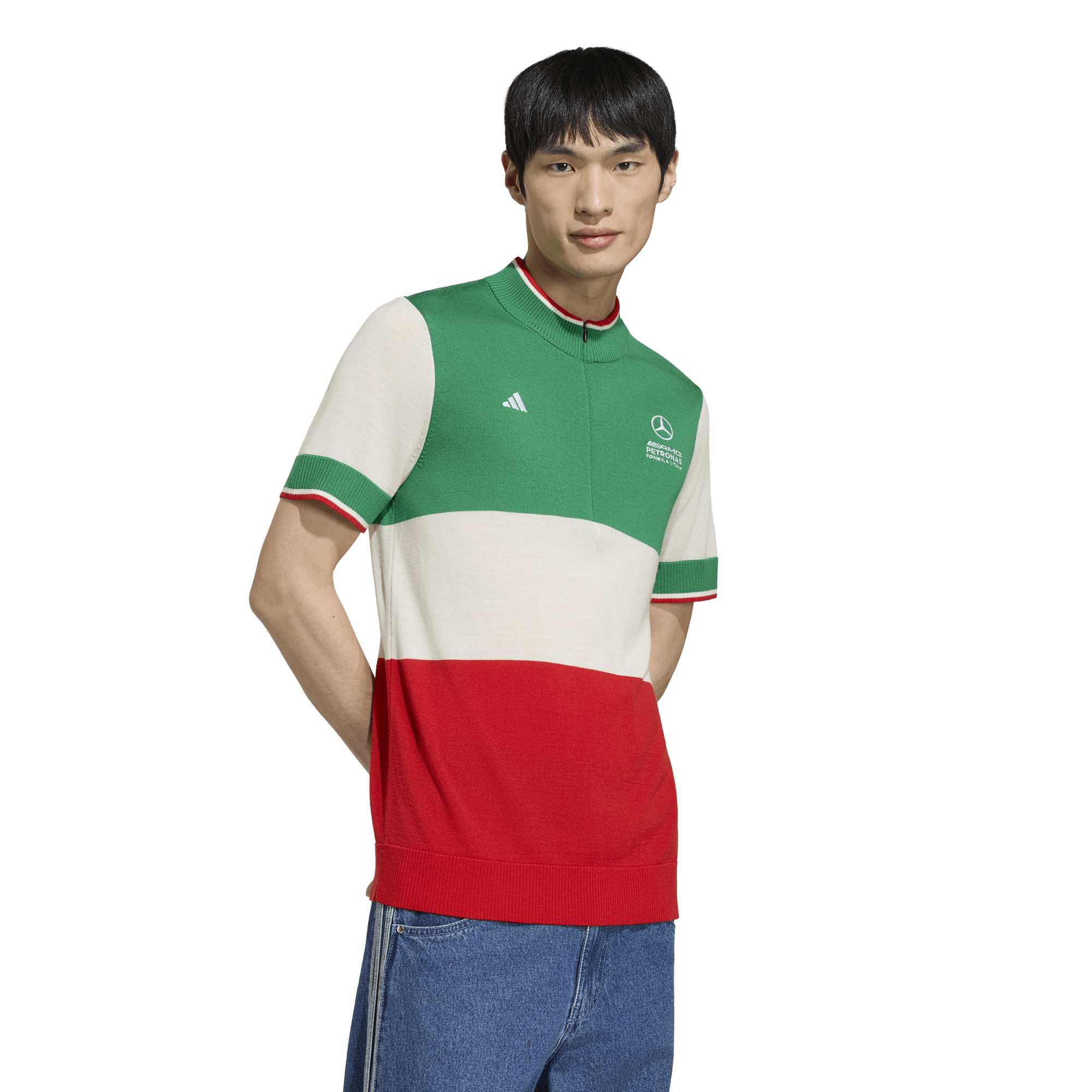 Maglia da ciclismo Mercedes AMG Petronas adidas Race Special Monza in lana