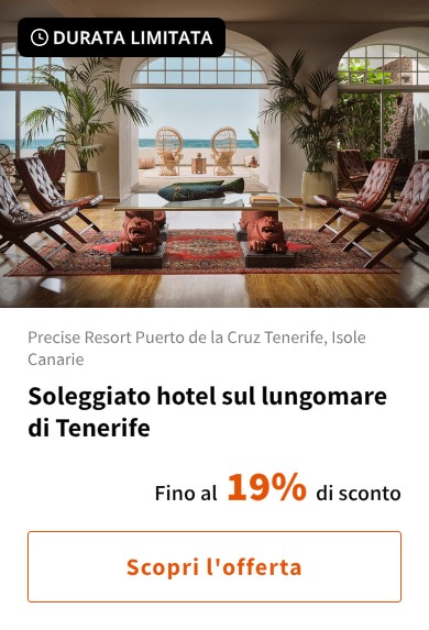 Soleggiato hotel sul lungomare di Tenerife