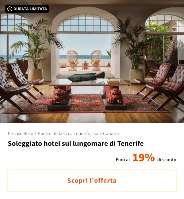 Soleggiato hotel sul lungomare di Tenerife