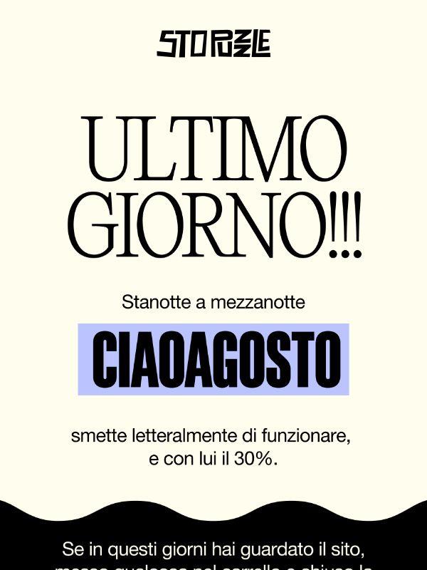 Scade stanotte ⏰