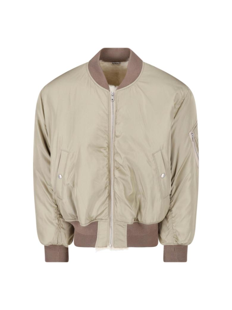 Auralee - Bomber in twill di seta