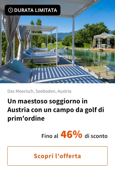 Un maestoso soggiorno in Austria con un campo da golf di prim'ordine