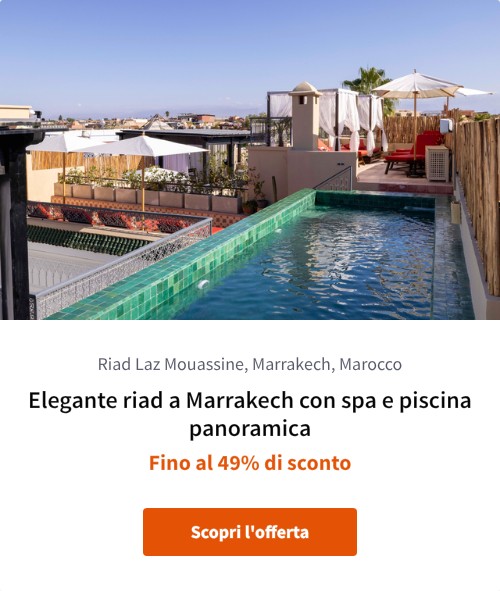 Elegante riad a Marrakech con spa e piscina panoramica