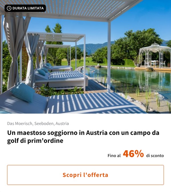Un maestoso soggiorno in Austria con un campo da golf di prim'ordine