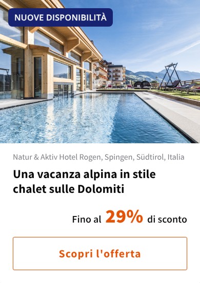 Una vacanza alpina in stile chalet sulle Dolomiti