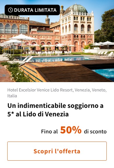 Un indimenticabile soggiorno a 5* al Lido di Venezia