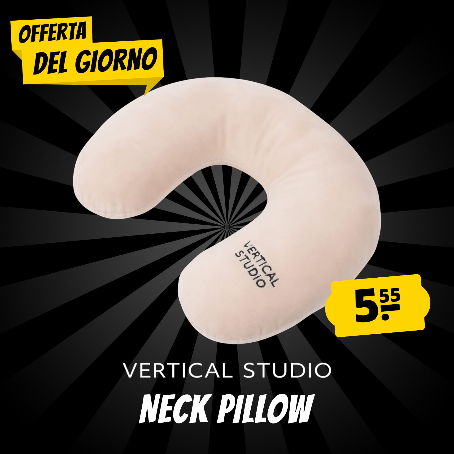 vertical studio cuscino per il collo norrkoeping