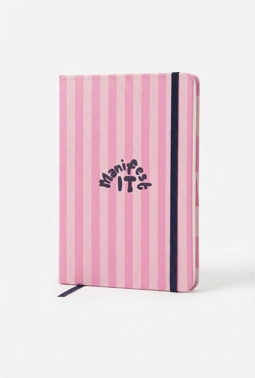 Image of Notebook back to reality - MANIFEST IT PINK
