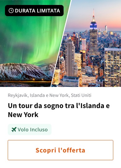 Un tour da sogno tra l'Islanda e New York