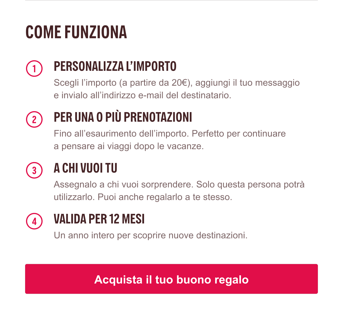BUONO REGALO VOLOTEA