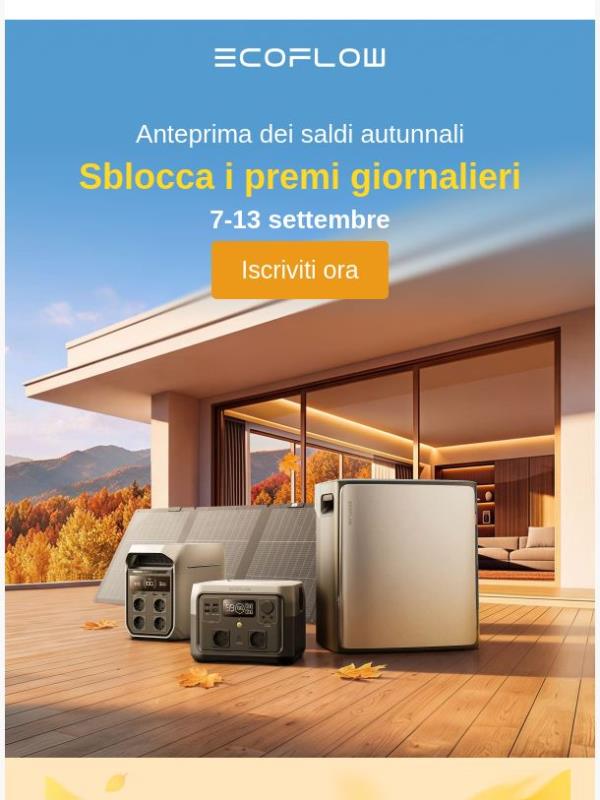 🍂Prossimamente saldi autunnali: Scopri le ricompense nascoste