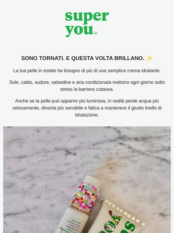 ✨ I tuoi essentials sono tornati. E brillano.