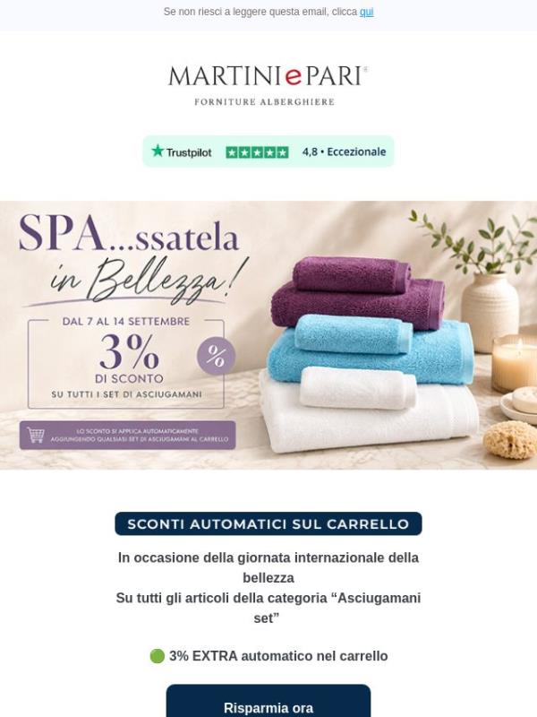 SPA…ssatela in Bellezza + Prodotto del Mese Settembre