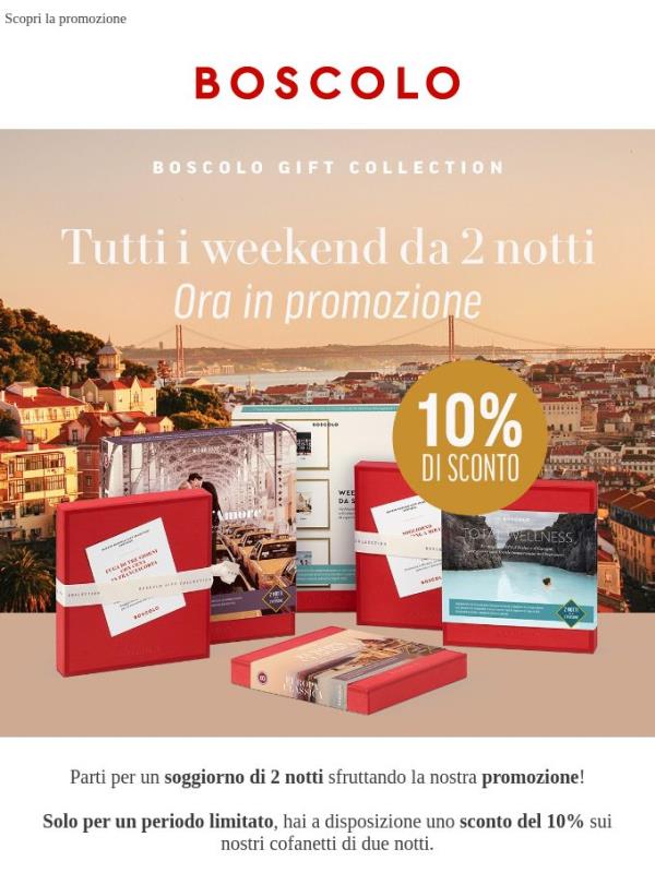 10% di sconto sui soggiorni di 2 notti