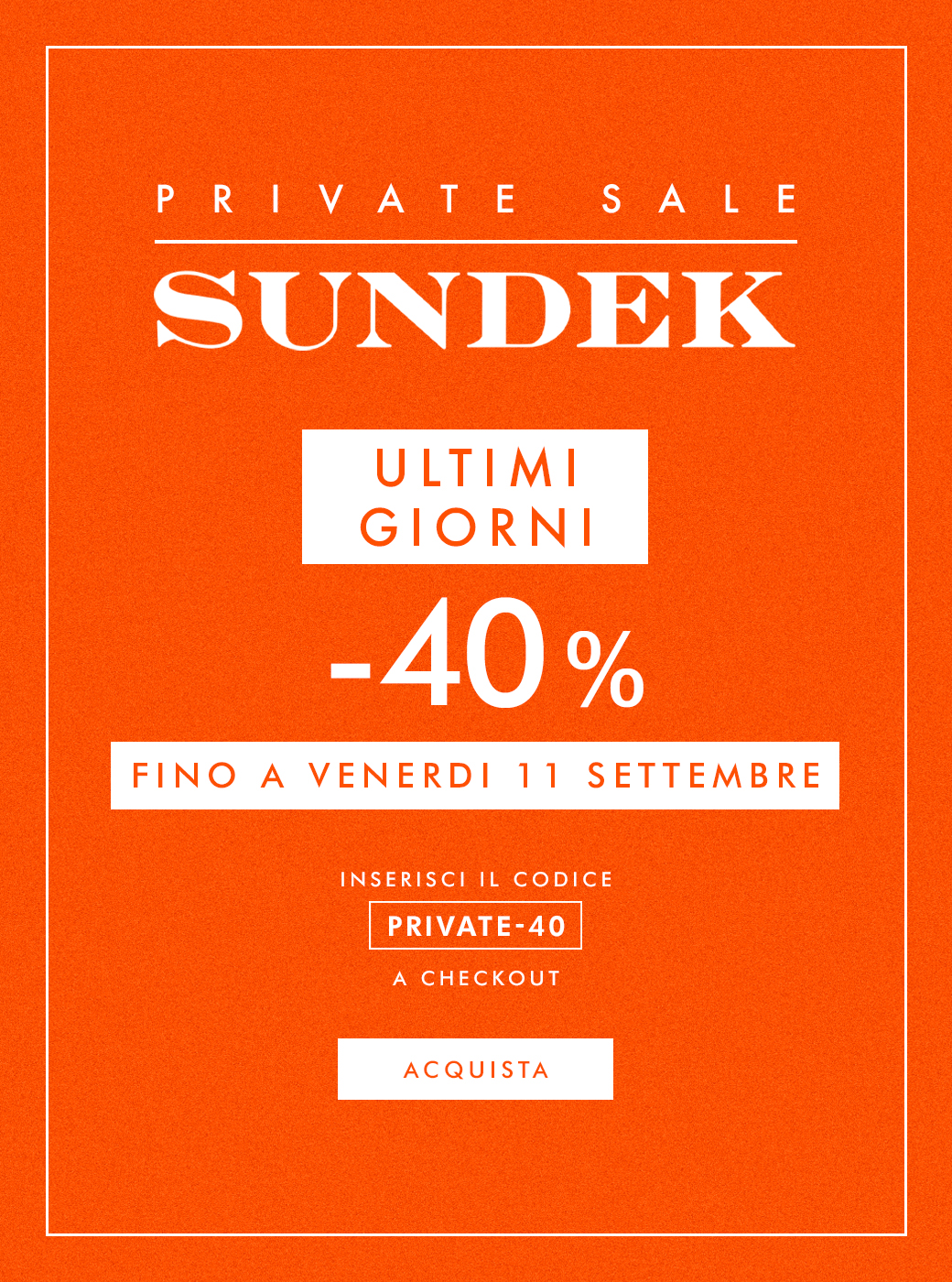SUNDEK_Private sale