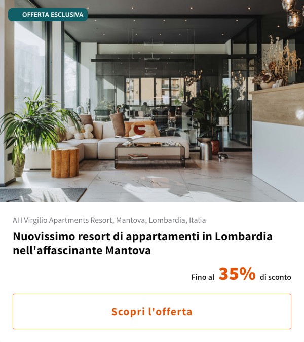 Nuovissimo resort di appartamenti in Lombardia nell'affascinante Mantova