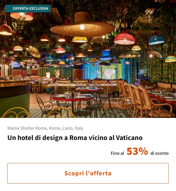 Un hotel di design a Roma vicino al Vaticano