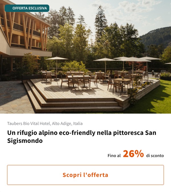Un rifugio alpino eco-friendly nella pittoresca San Sigismondo