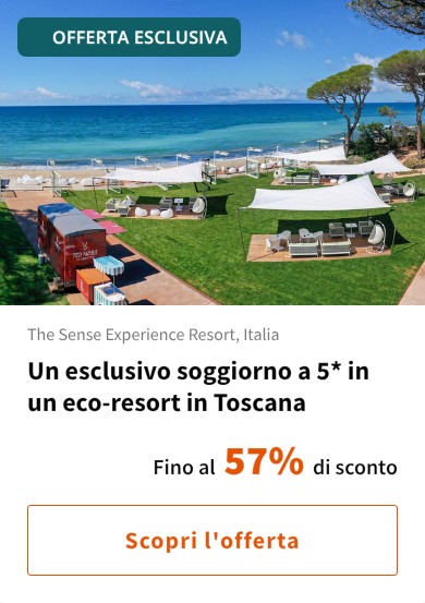Un esclusivo soggiorno a 5* in un eco-resort in Toscana
