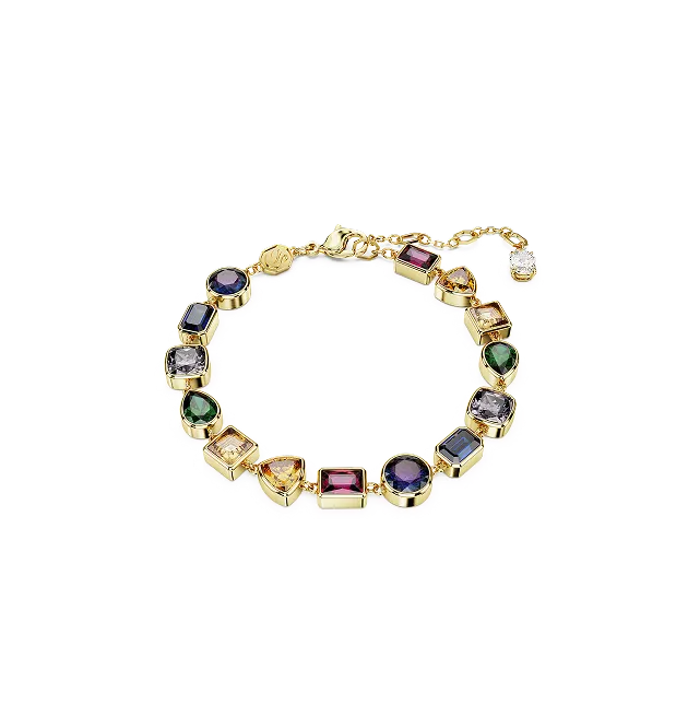 Bracciale Imber, Taglio misto, Multicolore, Finitura oro 18K