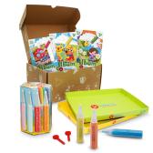 L'immagine mostra il box lavoretti creativi per i 3 anni