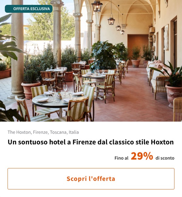Un sontuoso hotel a Firenze dal classico stile Hoxton