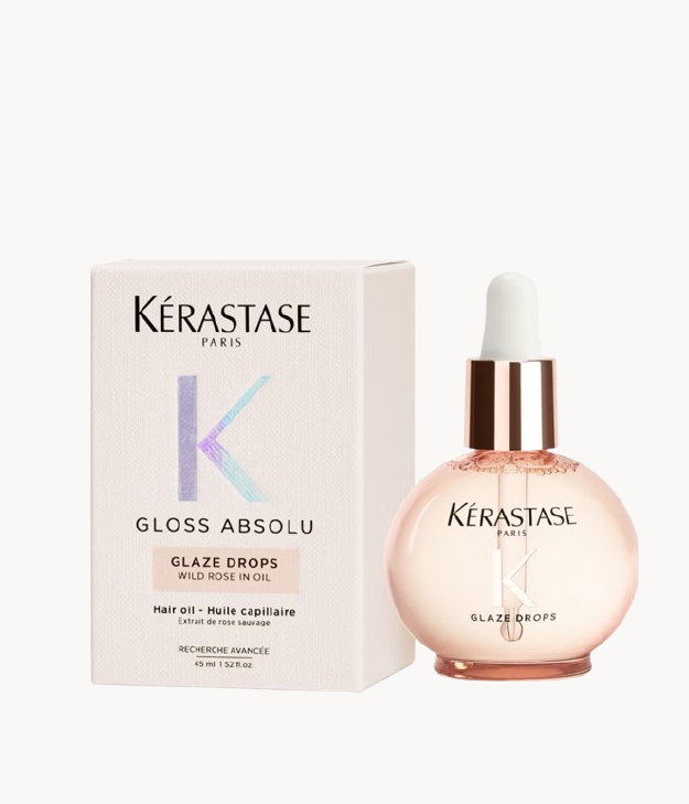 Kérastase Gloss Absolu Glaze Drops Hair Oil with Wild Rose 45ml