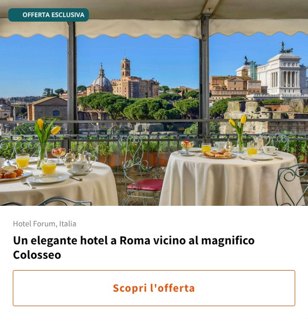 Un elegante hotel a Roma vicino al magnifico Colosseo