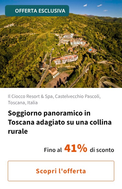 Soggiorno panoramico in Toscana adagiato su una collina rurale