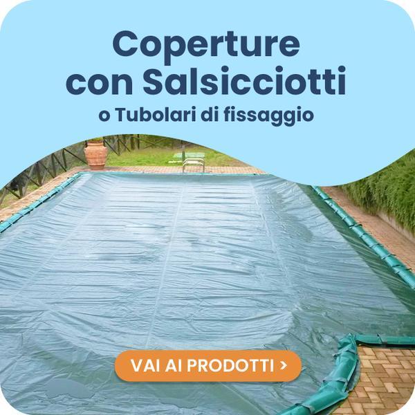 Coperture con salsicciotti o tubolari di fissaggio