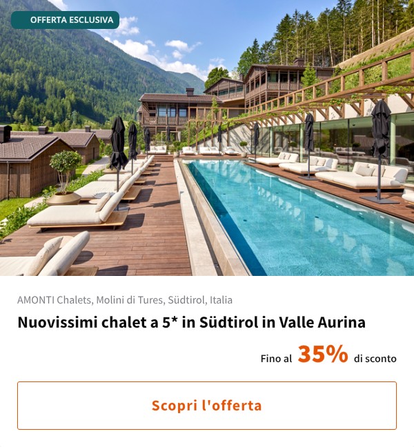 Nuovissimi chalet a 5* in Südtirol in Valle Aurina