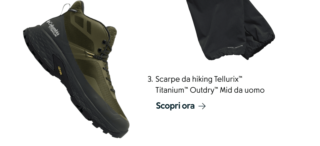 Scarpe da hiking Tellurix™ Titanium™ Outdry™ Mid da uomo
