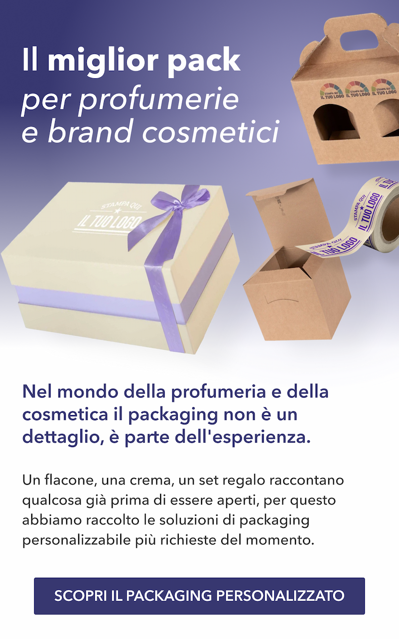 Il miglior pack per profumerie e brand cosmetici