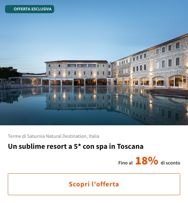 Un sublime resort a 5* con spa in Toscana