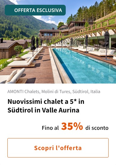 Nuovissimi chalet a 5* in Südtirol in Valle Aurina