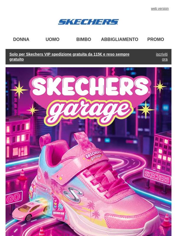 Skechers Garage disponibili anche per bambine!