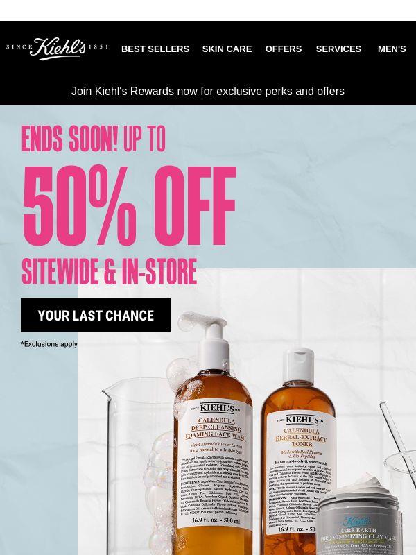 Final Hours: Up To 50% Off Sitewide & In-Store 🚨