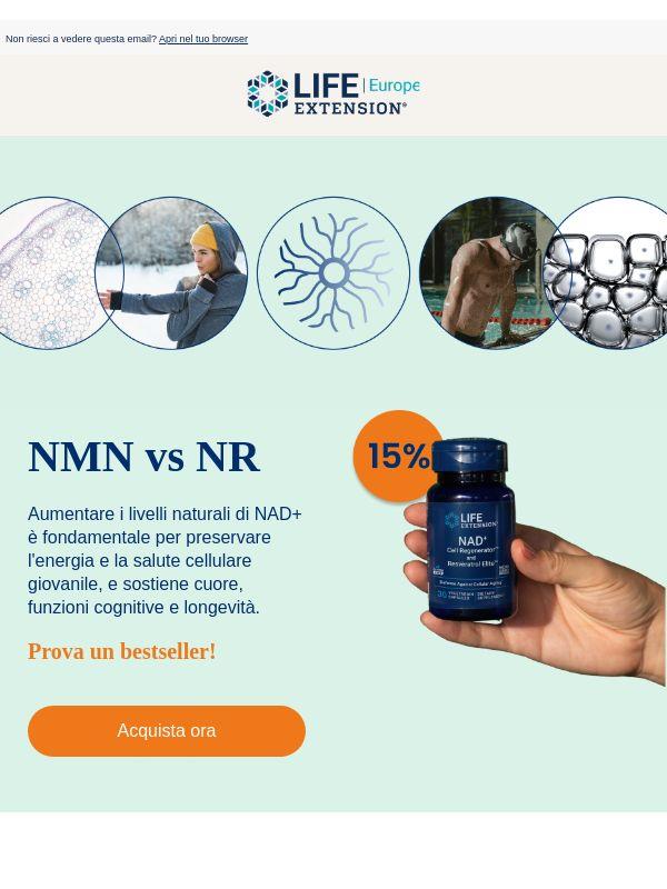 Mantieni alti i tuoi livelli di NAD+!