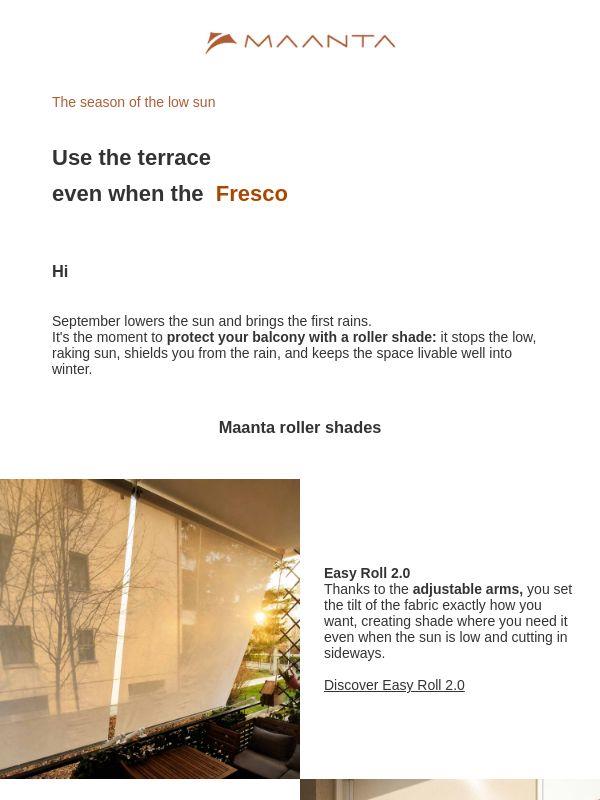 Use your outdoor space even in cooler weather