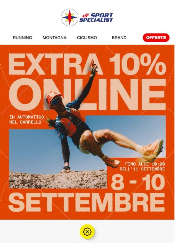 Extra 10% Online ⛰️🏃‍♀️‍➡️