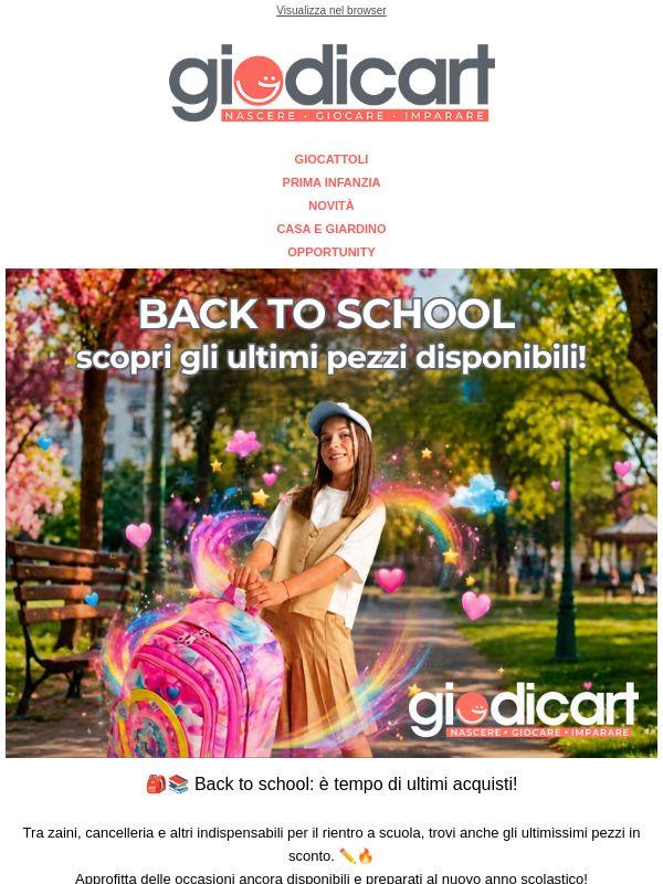 🛍️ Ultimi acquisti per il back to school? Falli a prezzo speciale!