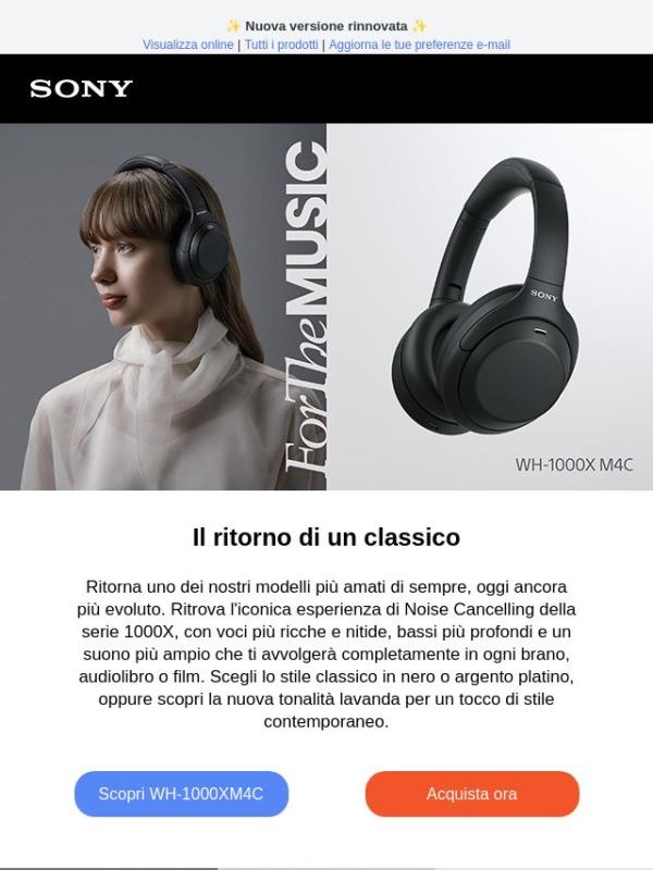 WH-1000XM4C - Il ritorno di un classico